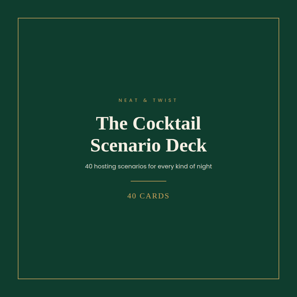 The Neat & Twist Cocktail Scenario Deck