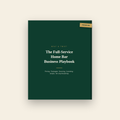 The Full-Service Home Bar Business Playbook